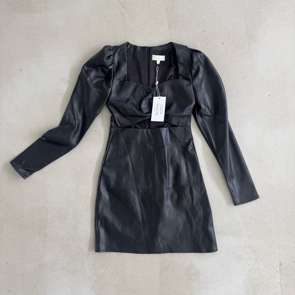 NWT Ronny Kobo faux leather mini sz S - Picture 5 of 9